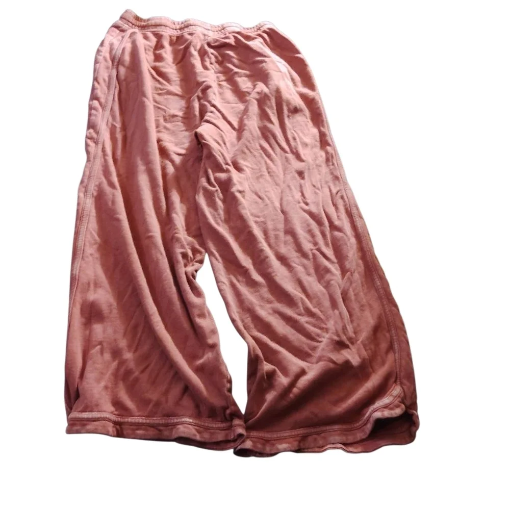 Three Bird Nest Dusty Rose Wide Leg Cropped Pants - Picture 4 of 4